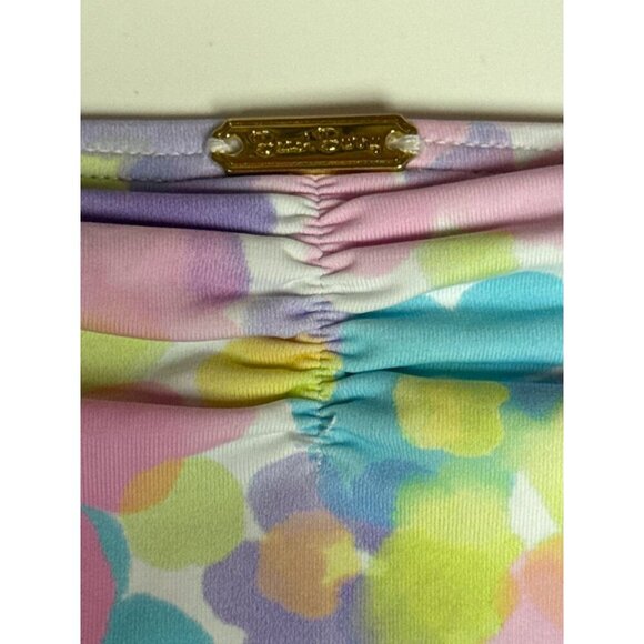 NEW Beach Bunny Women's Bikini Kate Full Bottom Swim Floral Size Small Pastel - Picture 3 of 6